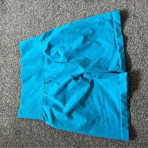 Blue NVGTN seamless biker short